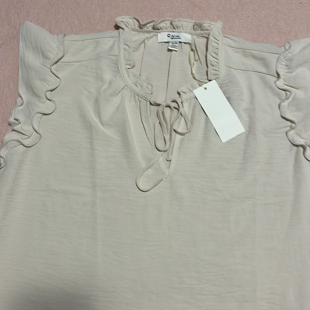 White women blouse from C by One . Brand New .
